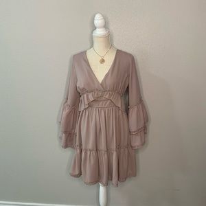 Short mauve dress